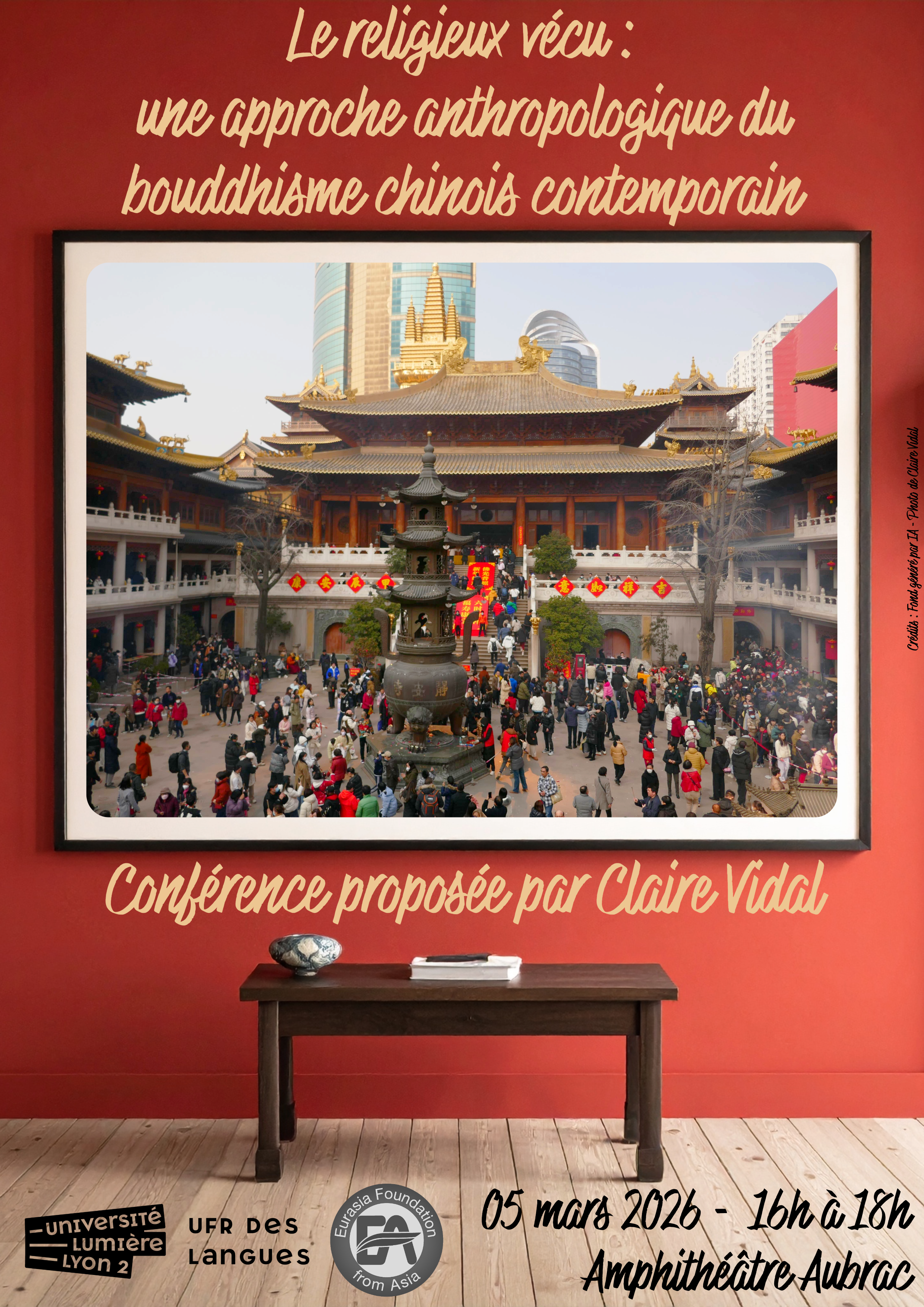 AFFICHE EURASIA - CONFERENCE C.VIDAL - 05-03