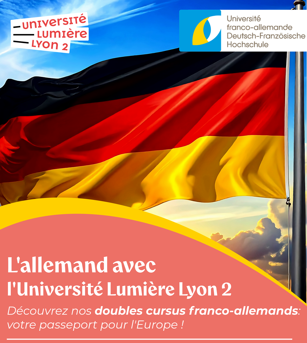 Affiche conférence Allemand à l'ULLy2 - 09/12/2025