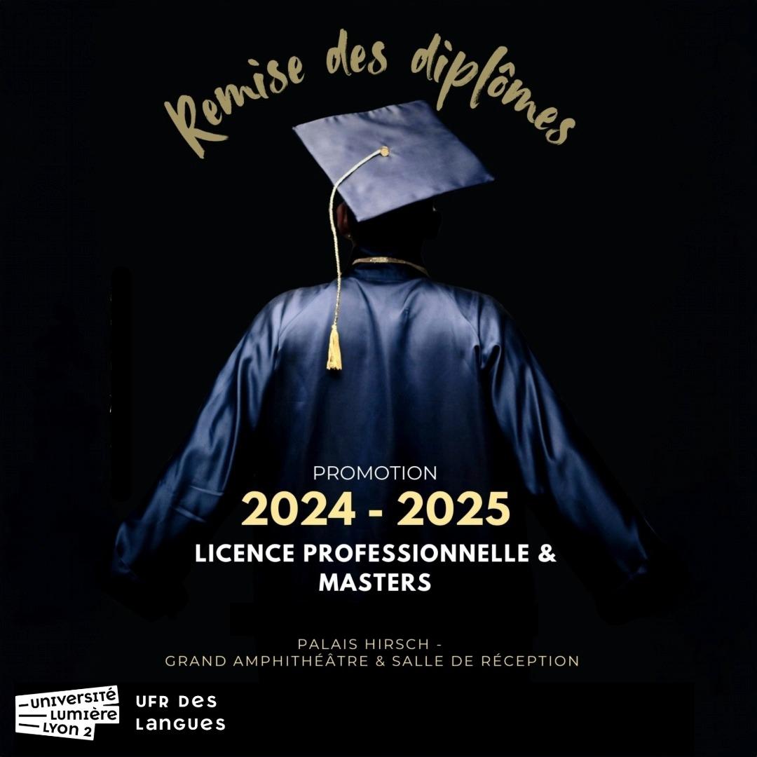 V WEB - Remise des diplômes LP & Masters 2024-2025 -  UFR LANGUES  - 13-03-2026